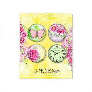 Buttony samoprzylepne Lemoncraft Fresh Summer, 4szt